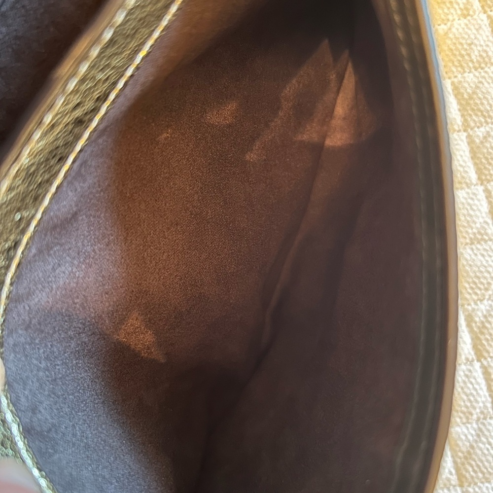 Coach Cassidy Crossbody/Shoulder Bag in Crinkle Metallic Gold - Picture 14 of 16